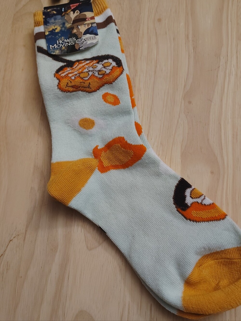 Howl's Moving Castle Studio Ghibli Calcifer Bacon Socks Anime